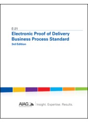 E-21 Electronic Proof of Delivery Business Process Standard - 3rd Edition: 2016 